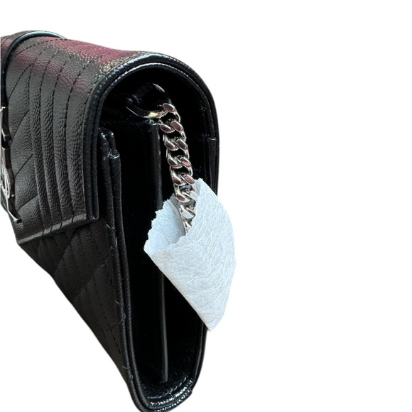 NWT YSL Triquilt Wallet on Chain - Picture 3 of 8